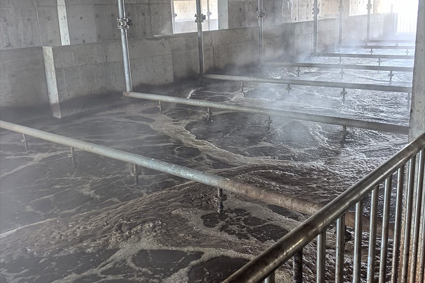 A printing and dyeing textile factory wastewater and reuse treatment station project