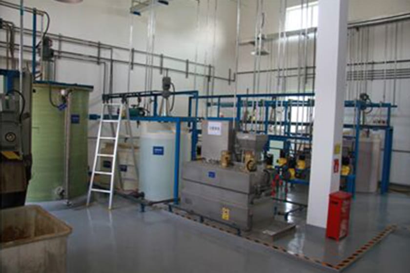 A sewage treatment plant project for a pharmaceutical company