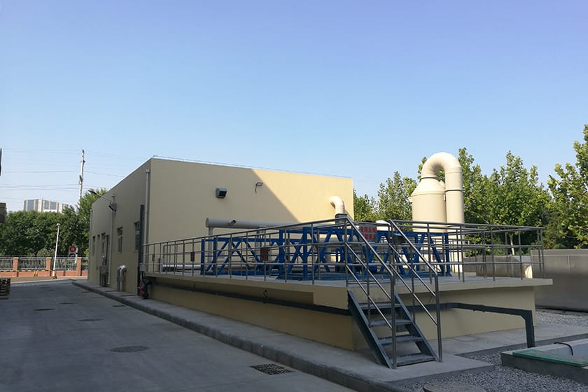 A wastewater treatment plant project for a dairy company