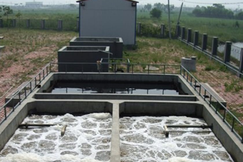A college sewage treatment and reuse station project