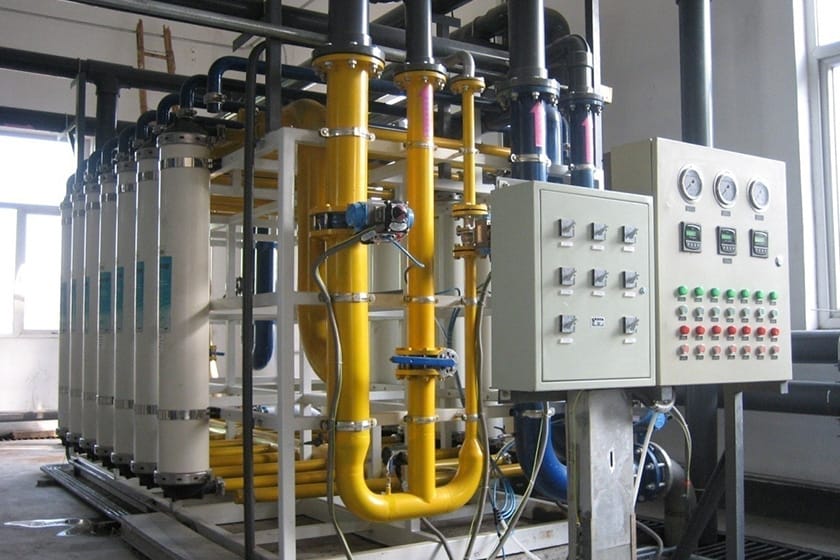 A community sewage treatment and reuse station project